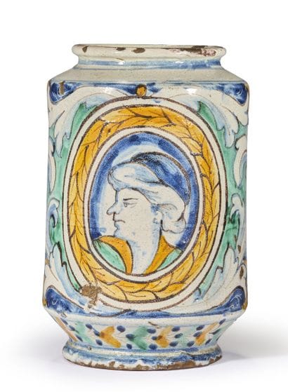 ITALIE, Sicile, Caltagirone.
Vase décoré...