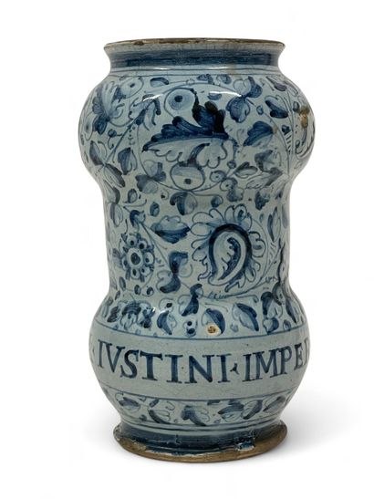 ITALIE, Vénétie.
Albarello à double renflement,...