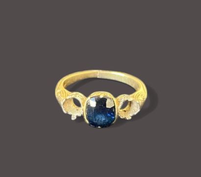 Ring in 14k yellow gold (585 thousandths)...