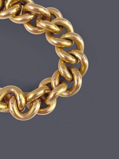Bracelet in 18k (750 thousandths) yellow...