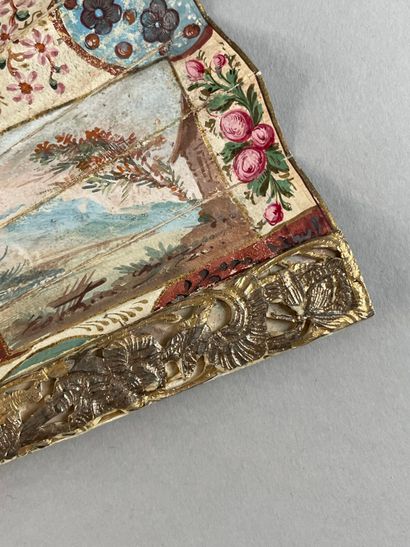 Le mouton couronné, France, circa 1750.
Fan,...