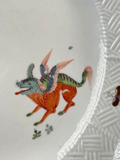 MEISSEN.
Paire de plats du service Sulkowski,...