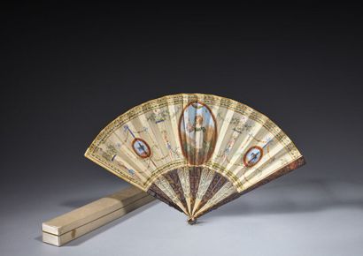 Young girl, England, circa 1790-1800. 
Folded...