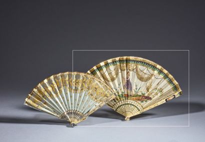 La musicienne à la lyre, Europe, circa 1800.
Folded...