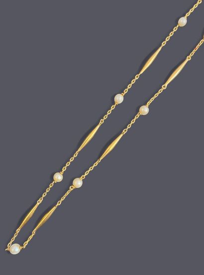 Necklace in 18k (750 thousandths) yellow...