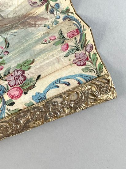 Le mouton couronné, France, circa 1750.
Fan,...
