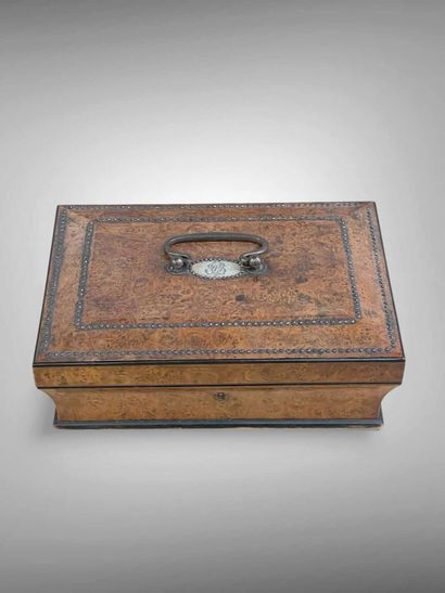 Mother-of-pearl sewing set including two...