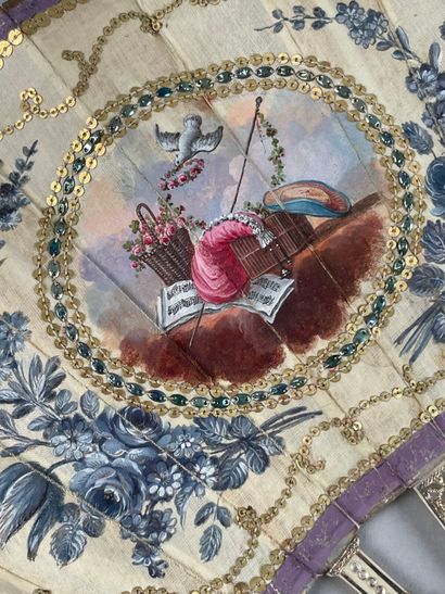 Le serment d'amour, France, circa 1780.
Folded...