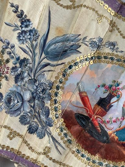 Le serment d'amour, France, circa 1780.
Folded...