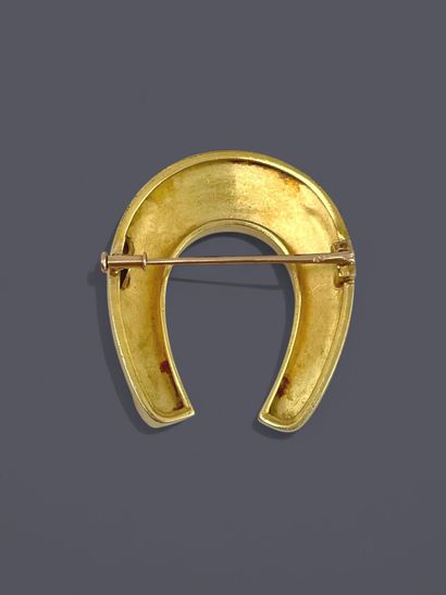18k (750 thousandths) yellow gold set including...