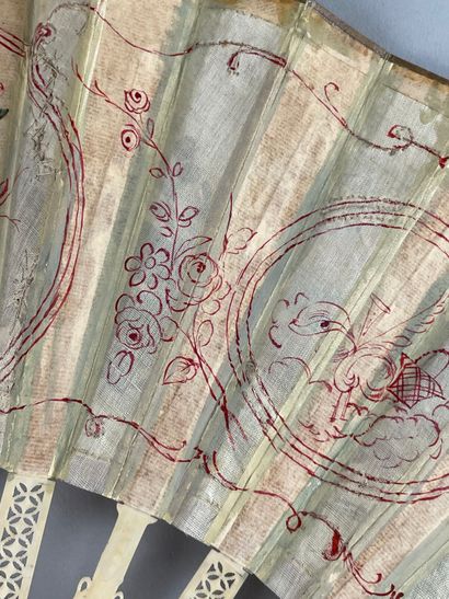 Le serment d'amour, France, circa 1780.
Folded...