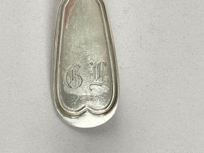 Douze grands couverts en argent (925 millièmes),...