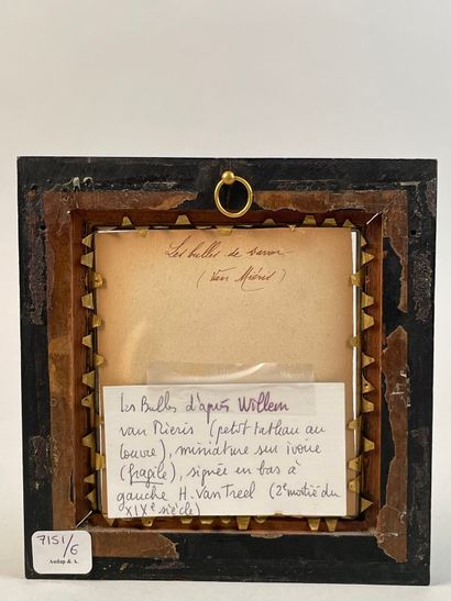 H. VAN TREEL (second half of the 19th century).
Soap...