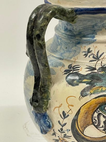 ITALIE, Naples.
Paire de vases de pharmacie...