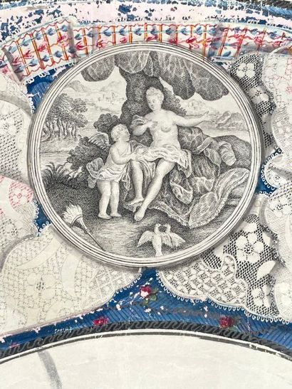 Trompe-l'œil, Europe, circa 1770.
Unmounted...