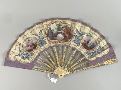 Le serment d'amour, France, circa 1780.
Folded...