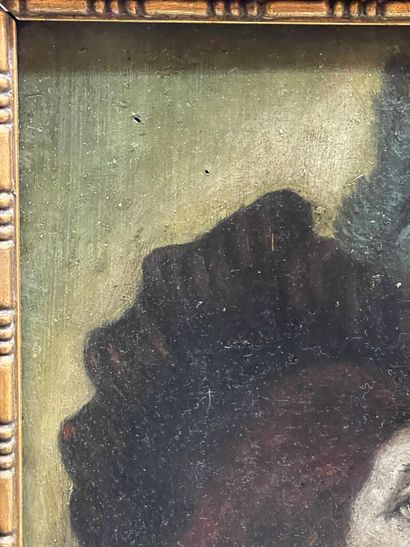 Dans le goût de REMBRANDT.
Buste d'homme...