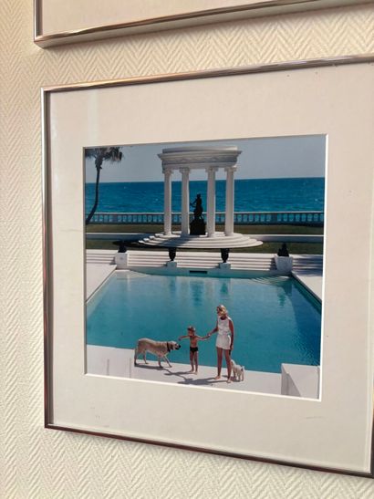 D'après Slim AARONS (1916-2006).
Nice Pool,...