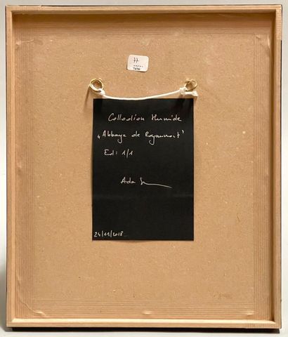 ADES.
Abbaye de Royaumont.
Tirage photographique.
Collodion...