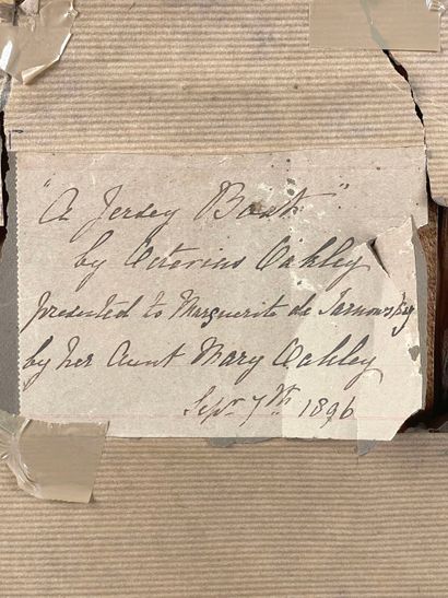 Octavius OAKLEY (1800-1867).
A Jersey boat.
Aquarelle...