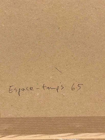 Sascha NORDMEYER (né en 1977).
Espace-temps...