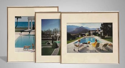 D'après Slim AARONS (1916-2006).
Nice Pool,...