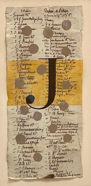Noël CARY / NOWELL CARY (?).
Deux compositions.
Encre,...