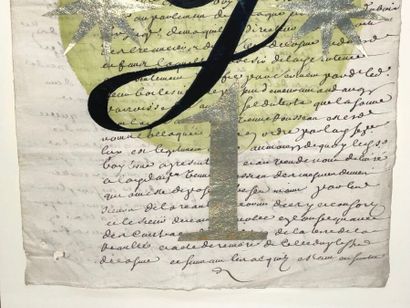 Noël CARY / NOWELL CARY (?).
Deux compositions.
Encre,...