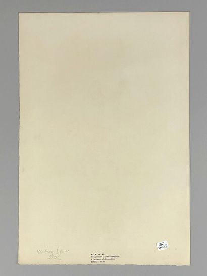 Miodrag DJURIC (dit DADO) (1933-2010).
Scène...