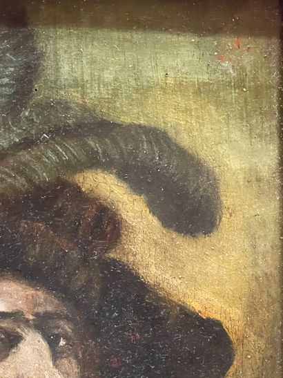 Dans le goût de REMBRANDT.
Buste d'homme...