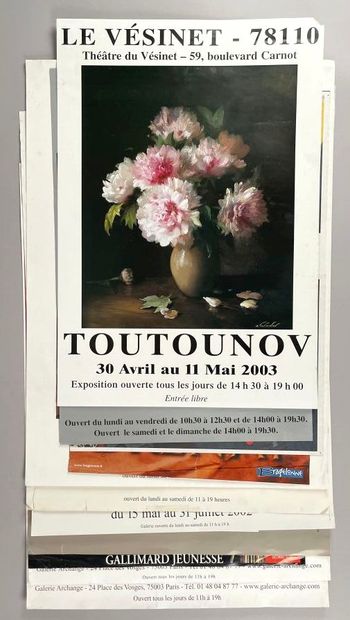 Lot d'affiches comprenant : 
- The seeds,...