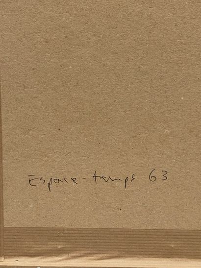 Sascha NORDMEYER (né en 1977).
Espace-temps...