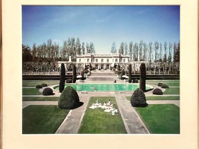 D'après Slim AARONS (1916-2006).
Nice Pool,...