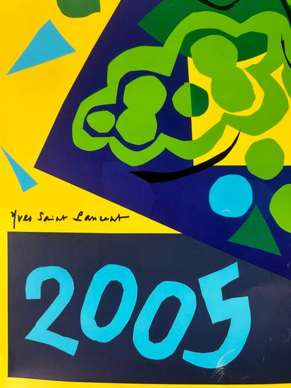 YVES SAINT LAURENT - 2005.
Affiche 