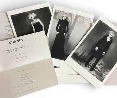 [CHANEL]
Lot de 7 dossiers de presses et...