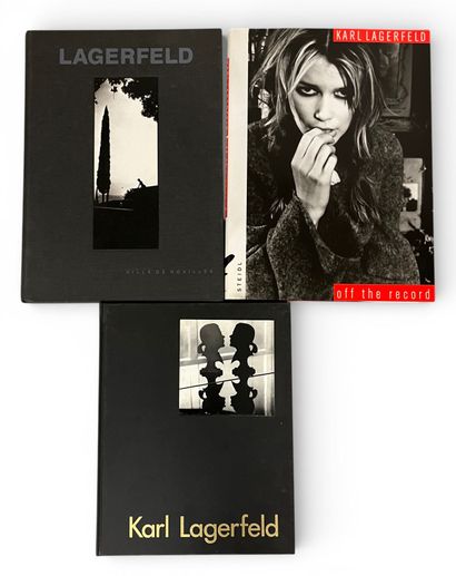 [KARL LAGERFELD] 
Lot de trois ouvrages sur...