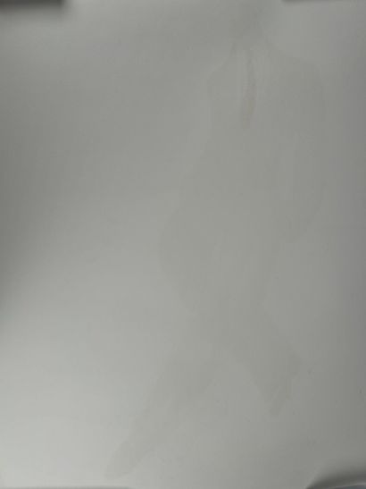 Giorgio ARMANI (1934-2025) 
Silhouette d'homme
Lithographie...