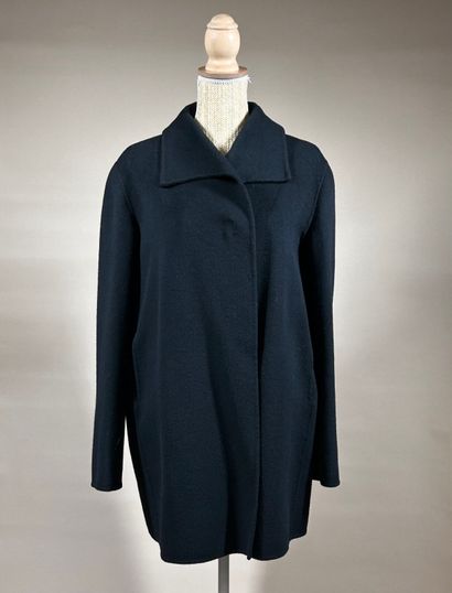 EUN HWA
Manteau en laine et cachemire noir,...