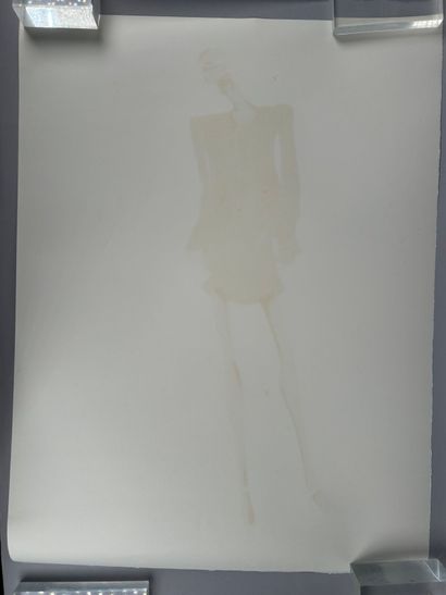 Giorgio ARMANI (1934-2025) 
Silhouette de...