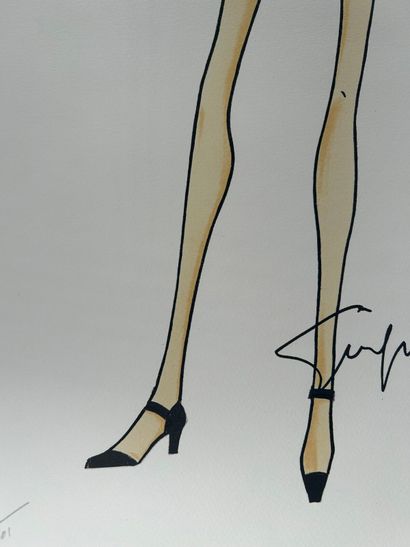 Giorgio ARMANI (1934-2025) 
Silhouette de...
