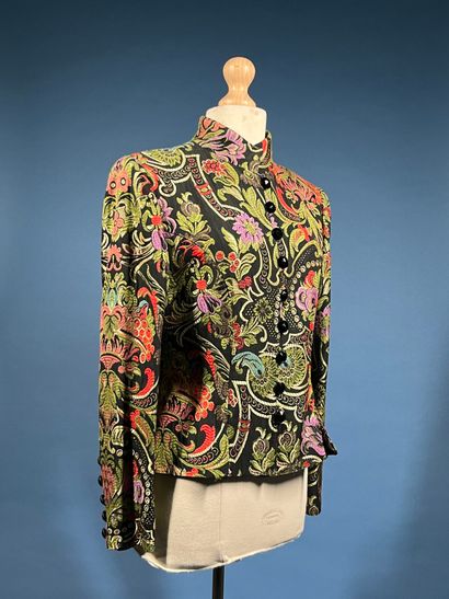 CHRISTIAN LACROIX Prêt-à-porter 
Veste noire...