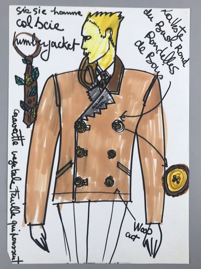 Jean-Charles de CASTELBAJAC 
Réunion de trois...