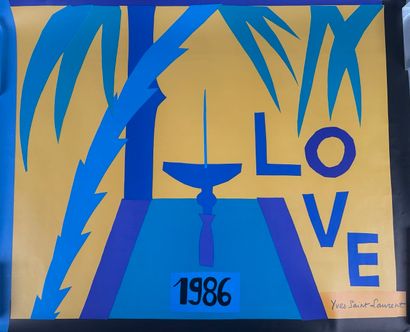 Yves SAINT LAURENT - 1986
Affiche 