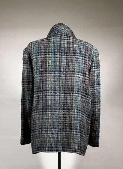 DIOR 2
Veste en tweed à carreaux à dominante...