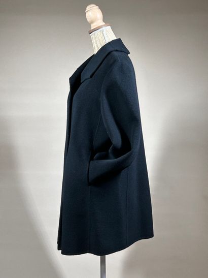 EUN HWA
Manteau en laine et cachemire noir,...