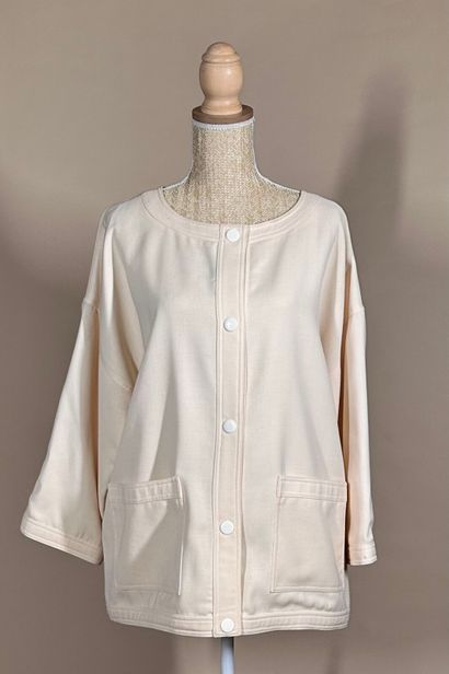 COURRÈGES Paris 
Veste en sergé de laine...