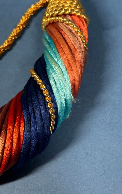 HELIETTA CARACCIOLO.
Necklace in orange,...