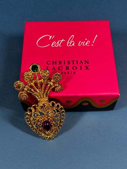 CHRISTIAN LACROIX, Noël 1990 
Importante...