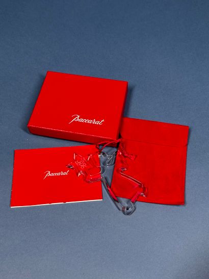 BACCARAT, Noël 1996 
Ange de Noël en cristal...