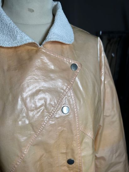 COURRÈGES Paris 
Imperméable en toile cirée...